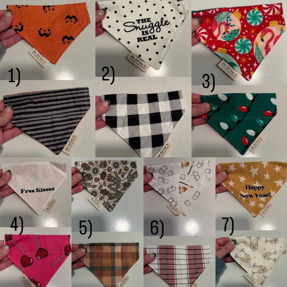 BUNDLE & SAVE!! Oliveandcouperco_  Dog Bandanas